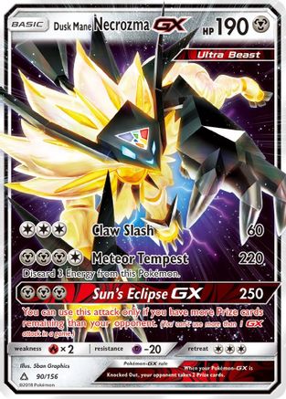Dusk Mane Necrozma GX (90/156) [Sun & Moon: Ultra Prism] - Trinity Hobby
