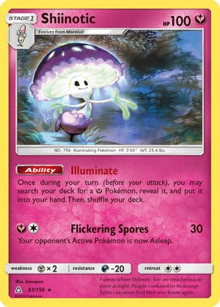 Shiinotic (93/156) [Sun & Moon: Ultra Prism] - Trinity Hobby