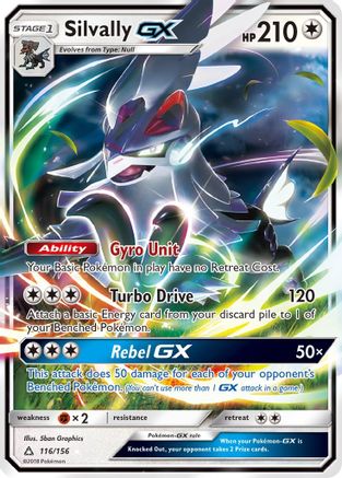 Silvally GX (116/156) [Sun & Moon: Ultra Prism] - Trinity Hobby