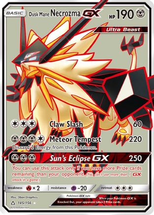 Dusk Mane Necrozma GX (145/156) [Sun & Moon: Ultra Prism] - Trinity Hobby