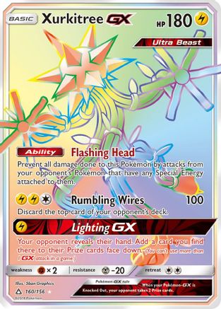 Xurkitree GX (160/156) [Sun & Moon: Ultra Prism] - Trinity Hobby