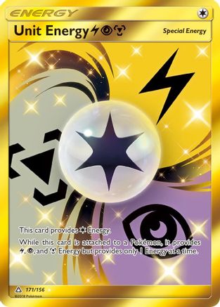 Unit Energy (171/156) (Lightning, Psychic, Metal) [Sun & Moon: Ultra Prism] - Trinity Hobby