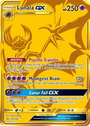 Lunala GX (172/156) [Sun & Moon: Ultra Prism] - Trinity Hobby