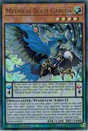 Mythical Beast Garuda [EXFO-EN023] Ultra Rare - Trinity Hobby