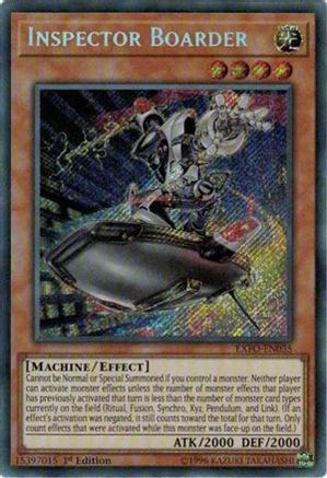 Inspector Boarder [EXFO-EN035] Secret Rare - Trinity Hobby