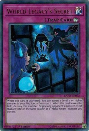 World Legacy's Secret [EXFO-EN072] Ultra Rare - Trinity Hobby