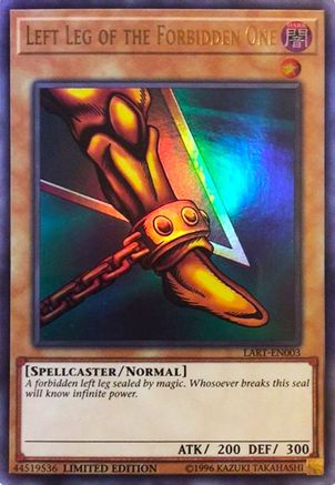 Left Leg of the Forbidden One [LART-EN003] Ultra Rare - Trinity Hobby