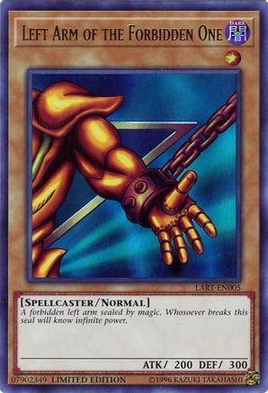 Left Arm of the Forbidden One [LART-EN005] Ultra Rare - Trinity Hobby