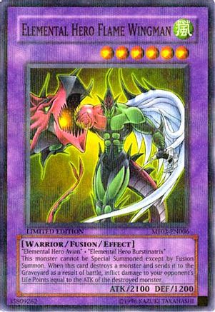 Elemental Hero Flame Wingman [MF03-EN006] Parallel Rare - Trinity Hobby