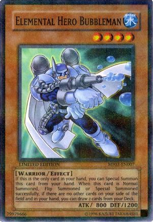 Elemental Hero Bubbleman [MF03-EN007] Parallel Rare - Trinity Hobby