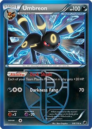 Umbreon (64/116) (Moltres Legendary Battle Deck) (Theme Deck Exclusive) [Black & White: Plasma Freeze] - Trinity Hobby