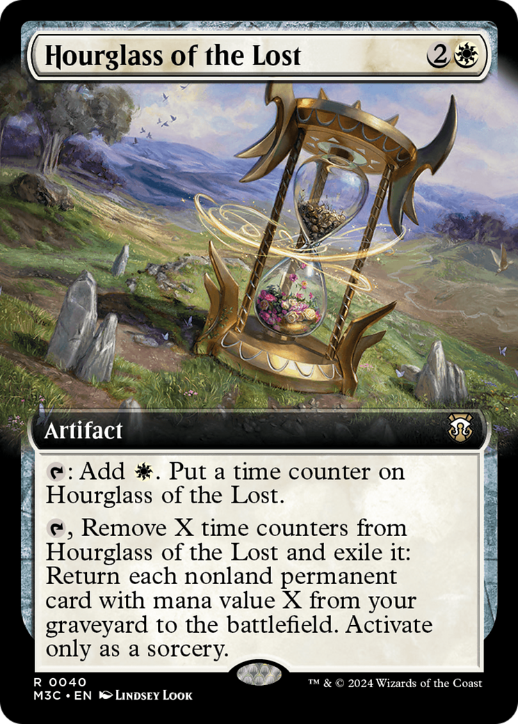 Hourglass of the Lost (Extended Art) [Modern Horizons 3 Commander] - Trinity Hobby