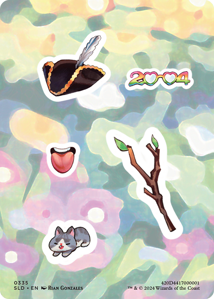 Sticker sheet  [Foil]  (SLD-335) - [Secret Lair Drop] - Trinity Hobby