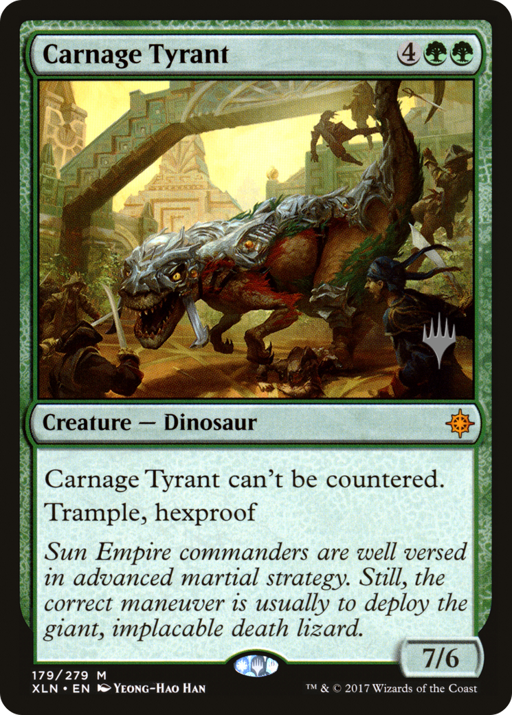 Carnage Tyrant (Promo Pack) [Ixalan Promos] - Trinity Hobby
