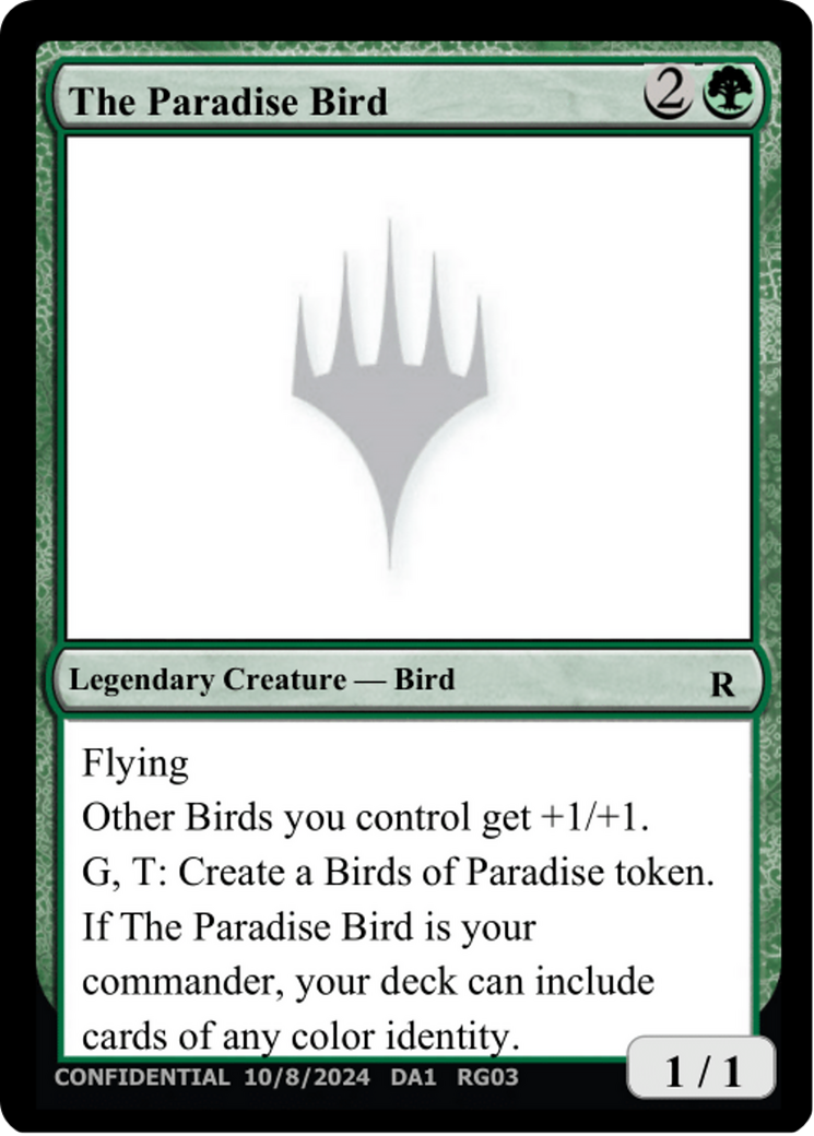 The Paradise Bird [Mystery Booster 2 Playtest Cards]