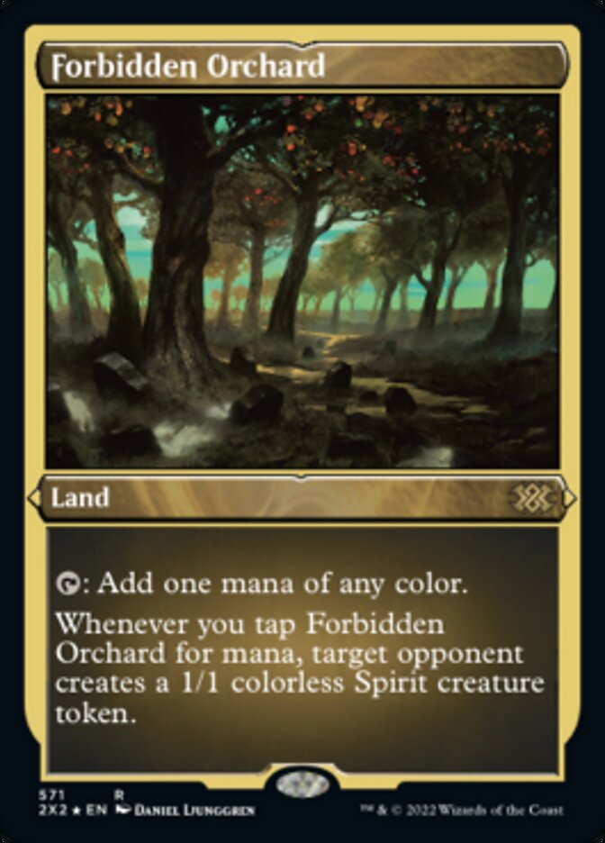 Forbidden Orchard (Foil Etched) [Double Masters 2022] - Trinity Hobby