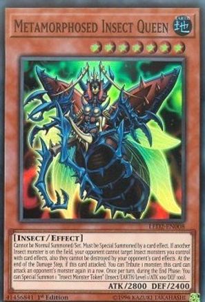 Metamorphosed Insect Queen [LED2-EN008] Super Rare - Trinity Hobby