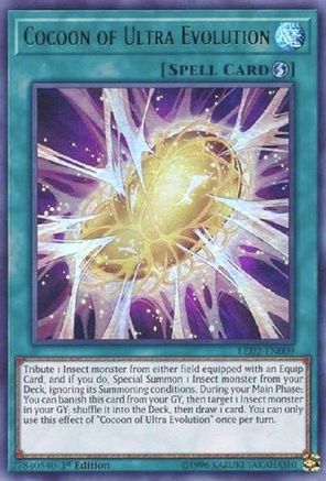 Cocoon of Ultra Evolution [LED2-EN009] Ultra Rare - Trinity Hobby