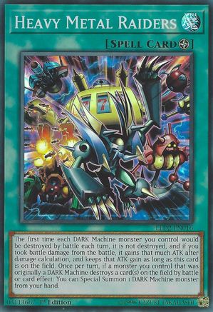 Heavy Metal Raiders [LED2-EN016] Super Rare - Trinity Hobby