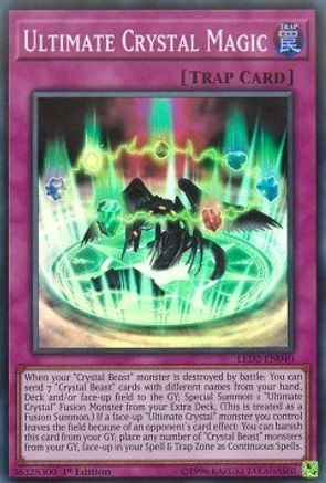 Ultimate Crystal Magic [LED2-EN040] Super Rare - Trinity Hobby