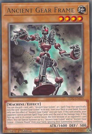 Ancient Gear Frame [LED2-EN030] Rare - Trinity Hobby