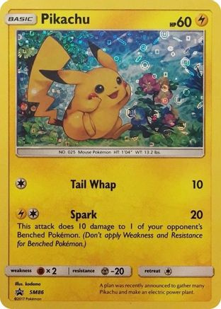 Pikachu (General Mills Promo) - (SM86) [Miscellaneous Cards & Products]