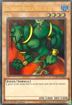 La Jinn the Mystical Genie of the Lamp [LCKC-EN002] Ultra Rare - Trinity Hobby