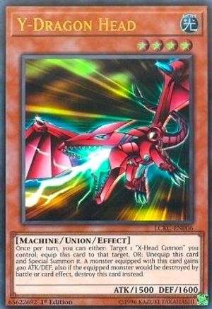 Y-Dragon Head [LCKC-EN006] Ultra Rare - Trinity Hobby
