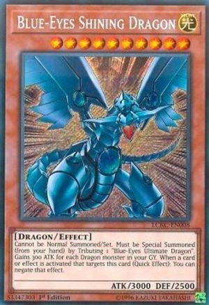 Blue-Eyes Shining Dragon [LCKC-EN008] Secret Rare - Trinity Hobby