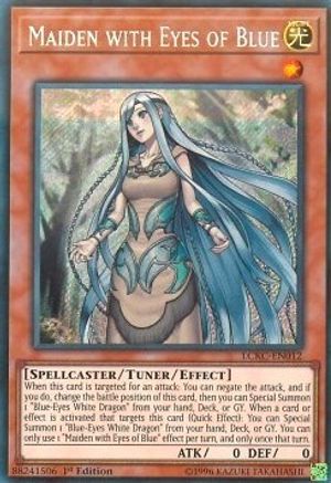 Maiden with Eyes of Blue [LCKC-EN012] Secret Rare - Trinity Hobby