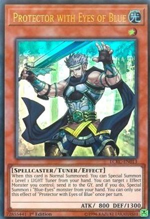 Protector with Eyes of Blue [LCKC-EN013] Ultra Rare - Trinity Hobby