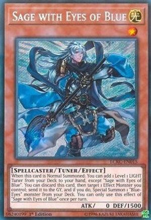 Sage with Eyes of Blue [LCKC-EN015] Secret Rare - Trinity Hobby