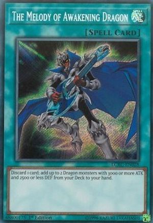 The Melody of Awakening Dragon [LCKC-EN028] Secret Rare - Trinity Hobby