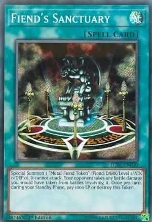 Fiend's Sanctuary [LCKC-EN030] Secret Rare - Trinity Hobby