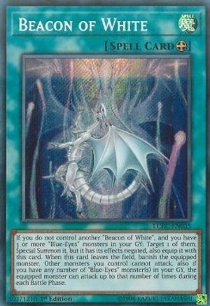 Beacon of White [LCKC-EN035] Secret Rare - Trinity Hobby