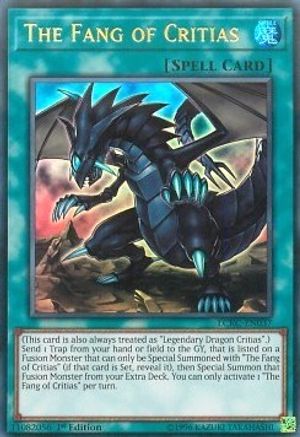 The Fang of Critias [LCKC-EN037] Ultra Rare - Trinity Hobby