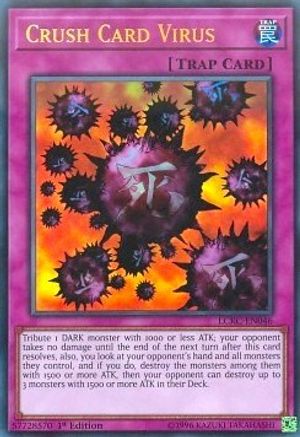 Crush Card Virus (Version 1) [LCKC-EN046] Ultra Rare - Trinity Hobby