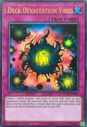 Deck Devastation Virus [LCKC-EN047] Ultra Rare - Trinity Hobby