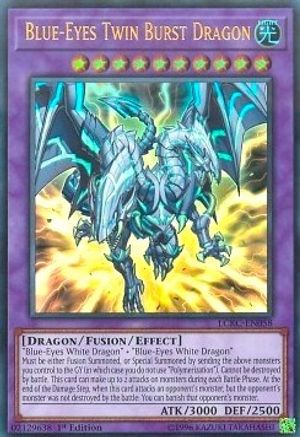 Blue-Eyes Twin Burst Dragon [LCKC-EN058] Ultra Rare - Trinity Hobby