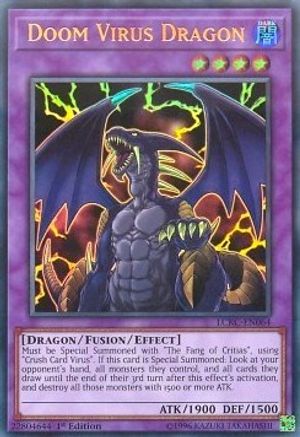 Doom Virus Dragon [LCKC-EN064] Ultra Rare - Trinity Hobby