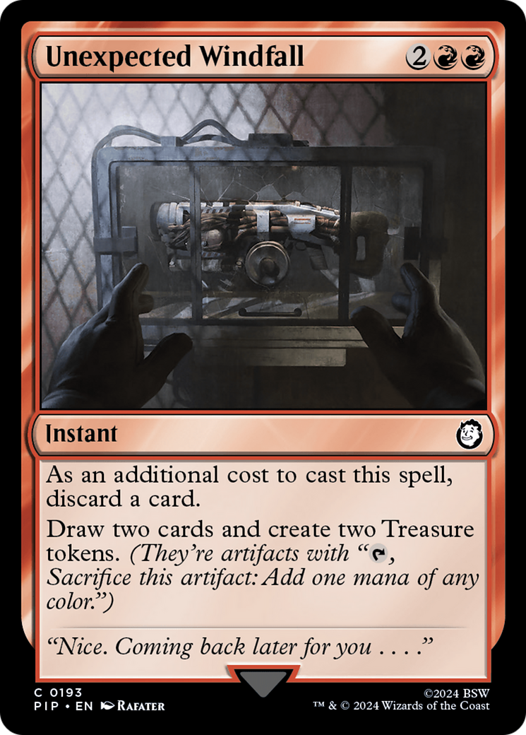 Unexpected Windfall [Fallout] - Trinity Hobby