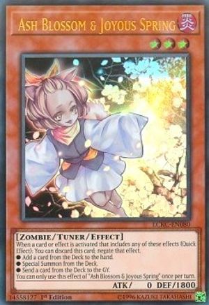 Ash Blossom & Joyous Spring [LCKC-EN080] Ultra Rare - Trinity Hobby