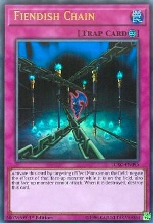 Fiendish Chain [LCKC-EN095] Ultra Rare - Trinity Hobby