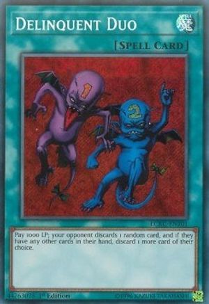 Delinquent Duo [LCKC-EN101] Secret Rare - Trinity Hobby