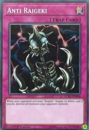Anti Raigeki [LCKC-EN104] Secret Rare - Trinity Hobby