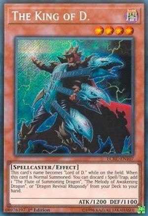 The King of D. [LCKC-EN107] Secret Rare - Trinity Hobby