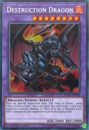 Destruction Dragon [LCKC-EN108] Secret Rare - Trinity Hobby