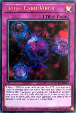 Crush Card Virus (Version 2) [LCKC-EN046] Ultra Rare - Trinity Hobby