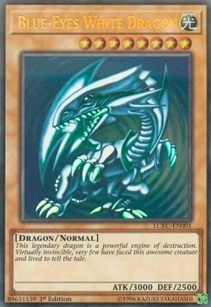 Blue-Eyes White Dragon (Version 2) [LCKC-EN001] Ultra Rare - Trinity Hobby