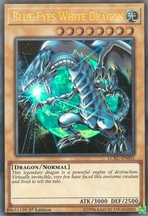 Blue-Eyes White Dragon (Version 3) [LCKC-EN001] Ultra Rare - Trinity Hobby